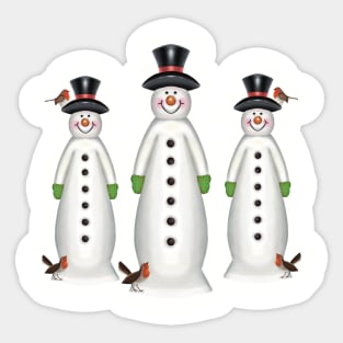 The Snowmen Sticker